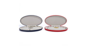 Hanhong wholesale custom logo jewelry packaging box PU leather ring and necklace bracelet jewelry storage box1
