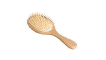 Organic Wood and Bamboo Massage Hairbrush for Hair Protection1