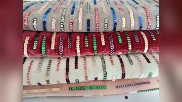 2021 High Quality And Best Multicolor Velvet Indian Sequin Wedding Background Sequin Fabric1
