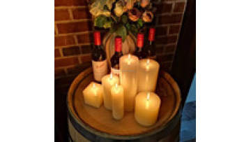 Ivory White Colorful 5x20 cm Giant Tall Pillar Candles1