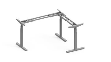 Adjustable Height L Shaped Executive Office Desk