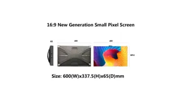 600*337.5mm COB Mini 4K P0.93 P1.25 P1.5625 Indoor Magnetics Front Maintenance Micro Thin LED Video Wall Display Screen1