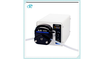 Peristaltic pump with tygon tube transfer oil