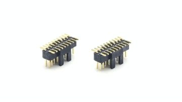 1.27mm Pitch Pin header Connector Dual Row SMD H2.5mm LCP Material 2*10P