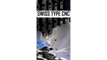 Swiss type cnc