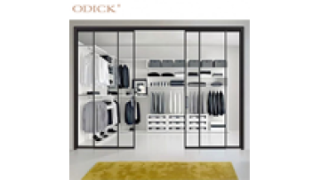 Folding Door System Frame Aluminum Double Glazed Tempered Glass Aluminium Decoration Stainless Steel SLIDING DOORS Modern Slim1