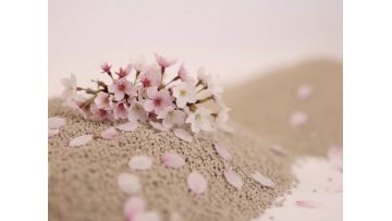 Cherry Blossom Scented Activated Charcoal Bentonite Cat Litter