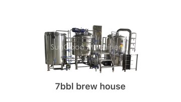Microbrewery Stainless Steel Brewery Equipment Beer Brewing 7BBL Brewhouse 1000L Brewery System1
