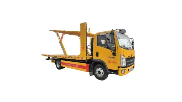 Versatile HOWO 4X2 6-8 Tons Rollback Tow Truck with Crane1