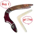 50m Flying Return High Quality Handmade wood Boomerang Fun Outdoor Game Sports throw and catch Flying Disc saucer