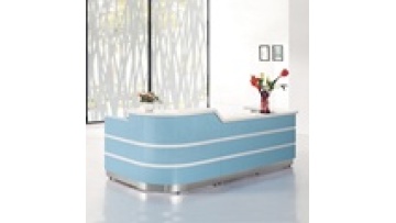 Glossy Modern Salon Sky Blue Hospital Bank  Receptionist Jobs Work Front Fashion Marble Hospital Counter Sweet Shop Front Desk1
