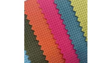 Waterproof 210D double-color 0.1 plaid fabric