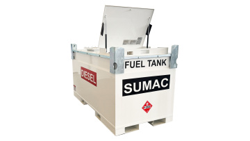 500 Gallon Gasoline Fuel Cube Tank