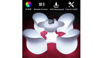 Contemporary LED Cube Seating for Chic Outdoor Gatherings1