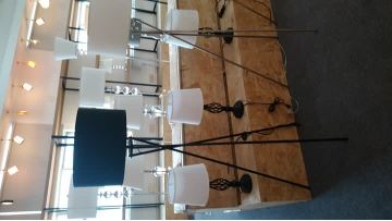 Floor lamps fabric shade 3