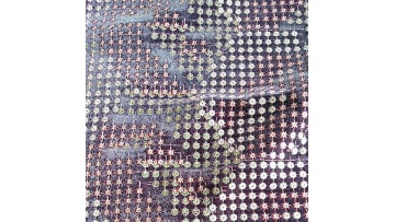 2021 latest multicolor velvet embroidery  sequins glitter evening dresses fabric for dress1
