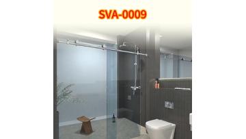 SVA-S0009 Sliding Shower Door Hardware Kits With Round Track