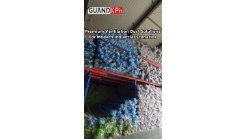 Durable metal spiral ventilation ducts for industrial building ventilation applications