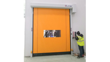 self repairing overhead speed door self-reinserting flexible high speed roll-up doors zipper fast roll door1