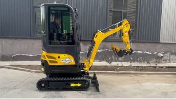 Mini Crawler Excavator With Retractable Chassis