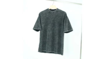 High quality 100% cotton men oversize acid washed color t shirt for men1