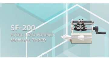 SF-200 Axial Lead Former Manual Taped