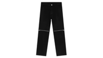 OEM Printed High Waist Men Straight Wide Leg Zipper Denim Jeans for Men1