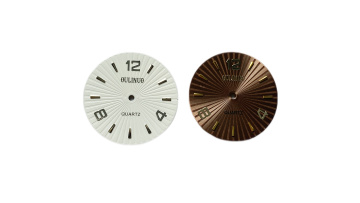 embossed  sunray watch dial