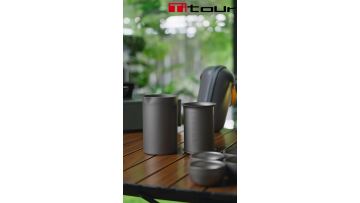 Eagle Beak Design Pure Ti Tea Cup Set