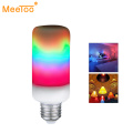LED Rainbow Flame Effect Fire Light Blub Novelty Lighting Colorful Flame Lamp Home Decor Flickering Emulation Decorative Lamps