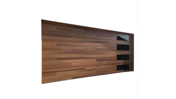 Electric Wood Grain Aluminum Sectional Garage Door