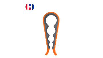 Multi-function Bottle Opener Edge Bottle Opener Creative Design of Kitchen Gadget Can Opener with Rubber 4 in 1 Custom Color HOZ1