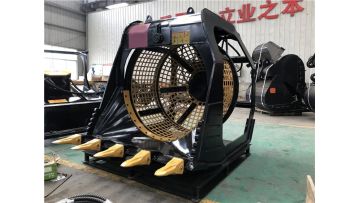 High Quality Excavator Rotary Screening Bucket