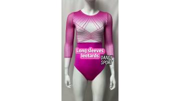 3/4 mesh competition leotards