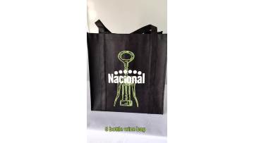 reusable recyclable customized non woven bottle ba