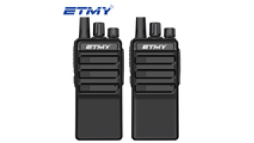 ETMY ET-99 USB Handheld Walkie Talkie Set for Restaurant UHF Cheap Customized Wireless Two Way Radio Pairs for Business Use1