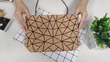 Custom cork fasion shoulder bag