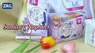 290mm sanitary napkins produce process
