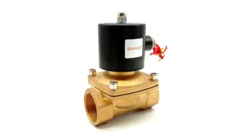 2W350-35 1 1/4′′ 2-Way Normally Closed Water Air Oil Gas Brass Solenoid Valve 12V 24V DC 110V 120V 220V 230V AC1