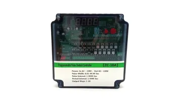 10 Lines 24VDC 110VAC 220VAC Dust Collector Diaphragm Solenoid Pulse Jet Valve Sequence Controller For Baghouse Bag Filter Dust Removal1