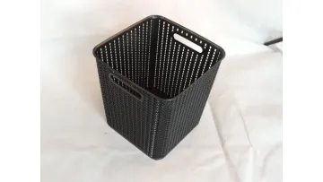 30year Injection Mould Maker Customized Plastic Rectangle Rattan Storage Basket Organizer Mould1