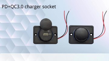 12V USB Outlet, Dual Quick Charge 3.0 12V Socket USB Charger and PD Type-C (USB C), 12V 24V USB Charger Waterproof Power Socket1