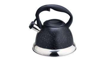 Black marble coated stainless steel kettle FH-408