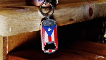 Beer bottle opener keychain