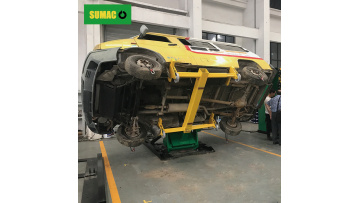 Tilting car lift