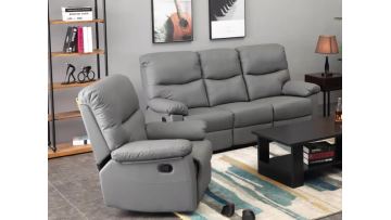 Fabric Glider Recliner sofa