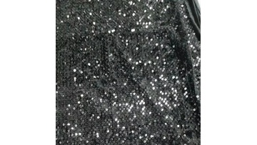 sample available stock sequin fabric roll sequins on stretch velvet fabric black sequin velvet fabric1
