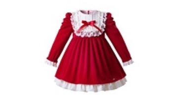 Cute Korean Baby Girl Sweet Plaid Bow Dress Kids Fancy Long Sleeve Lace Fabrics for Dresses for Girls1