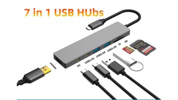 H04d 7 in 1 USB C hub