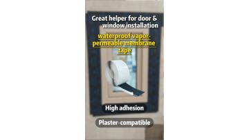 Waterproof Vapor-Permeable Tape for Window Joint Sealing